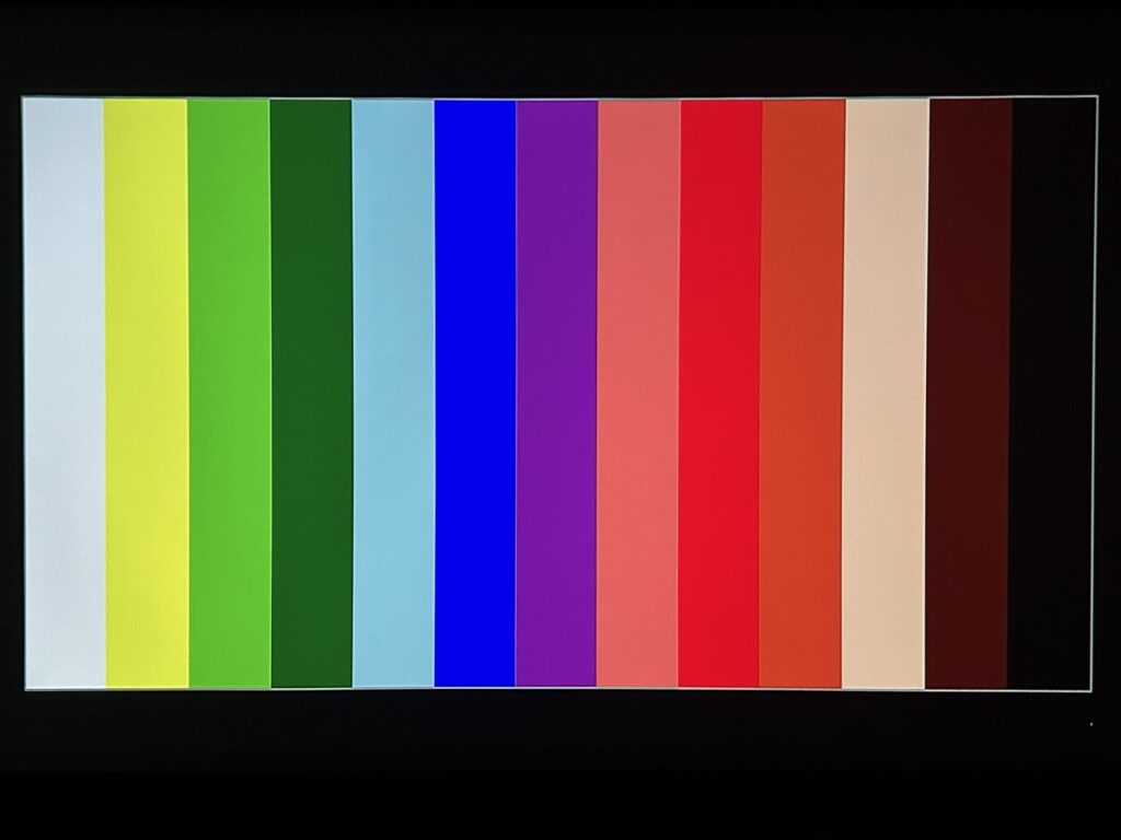 MoGo PRoで映した13色のカラー