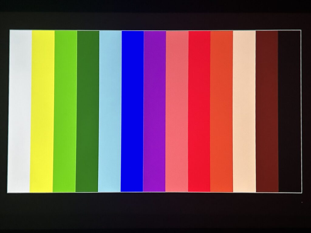 MoGo Pro+で写した13色のカラー
