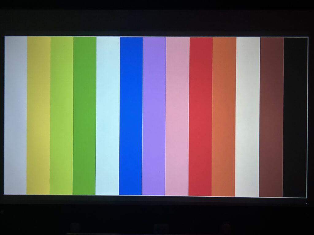 YOWHICK DP01で映した12色のカラー