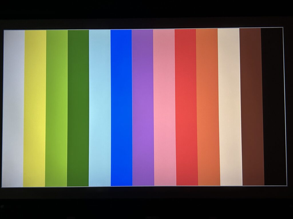 Emotn N1で映した13色のカラー