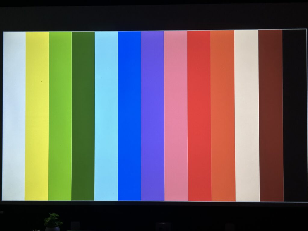 Yaber Pro V9で映した13色のカラー