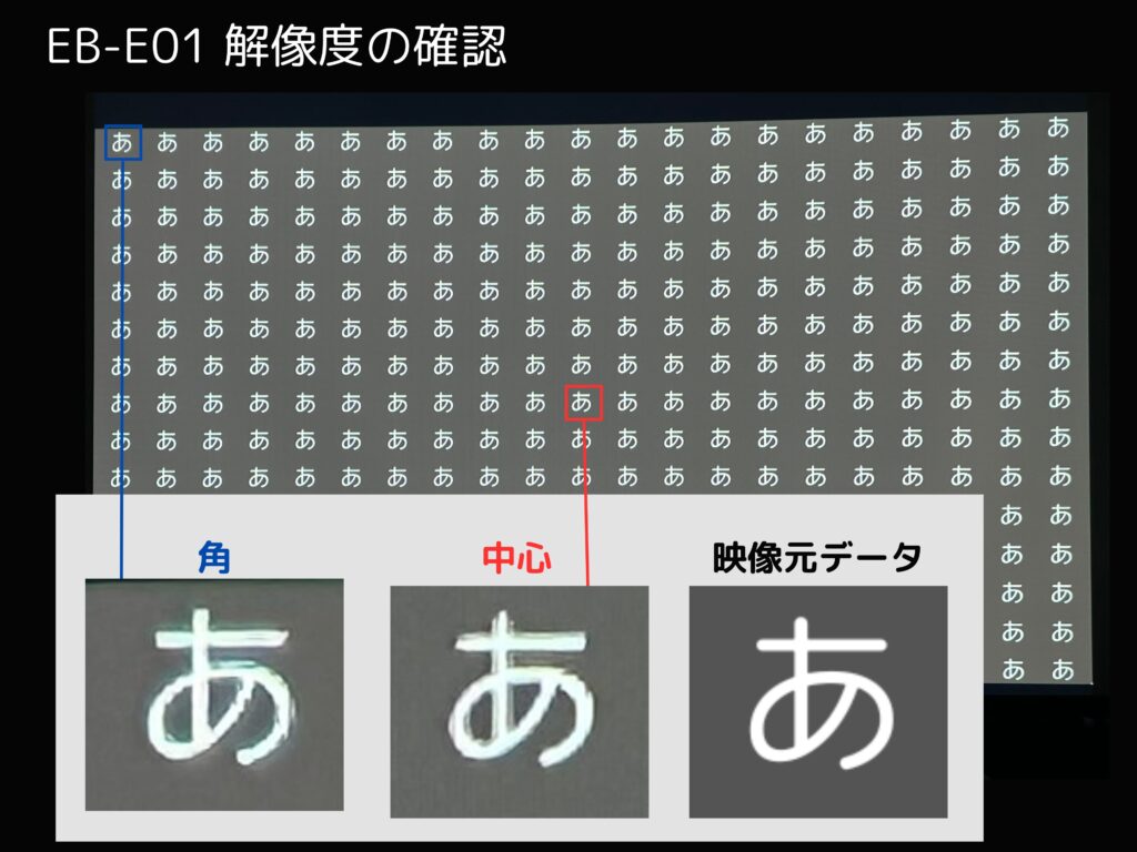 EB-E01の解像度を確認