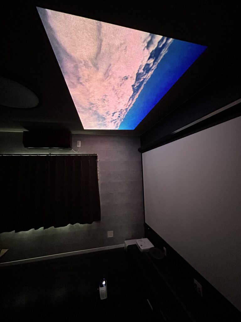 NOMVDIC L500で天井投影を楽しむ