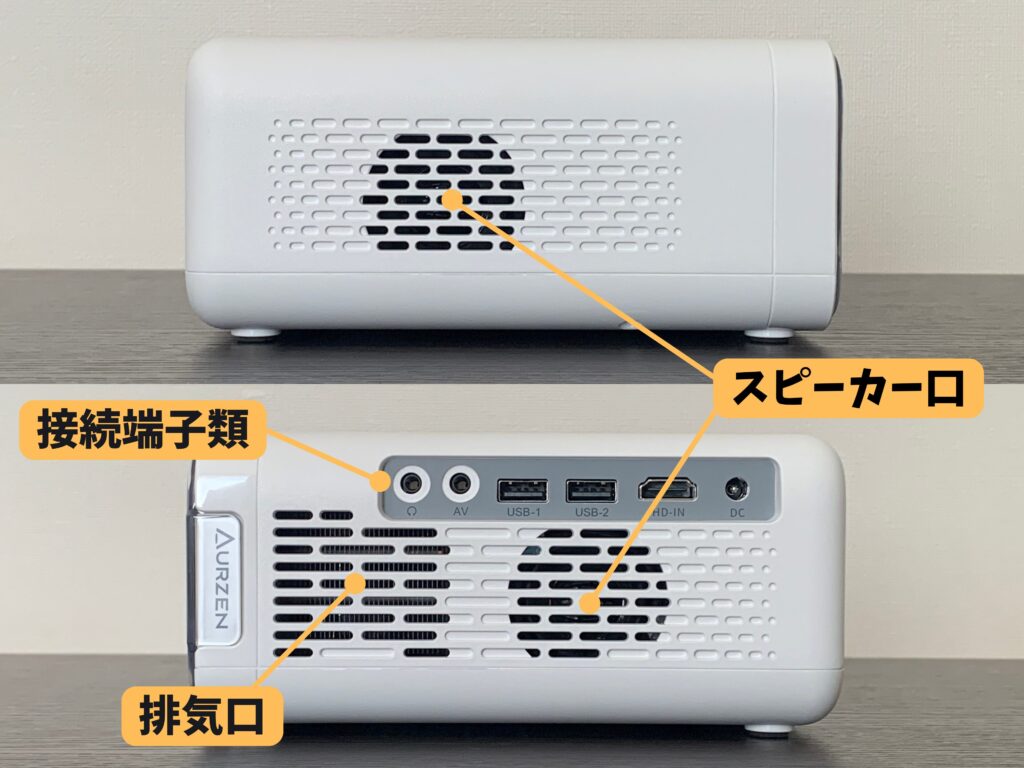 Aurzen D1の側面