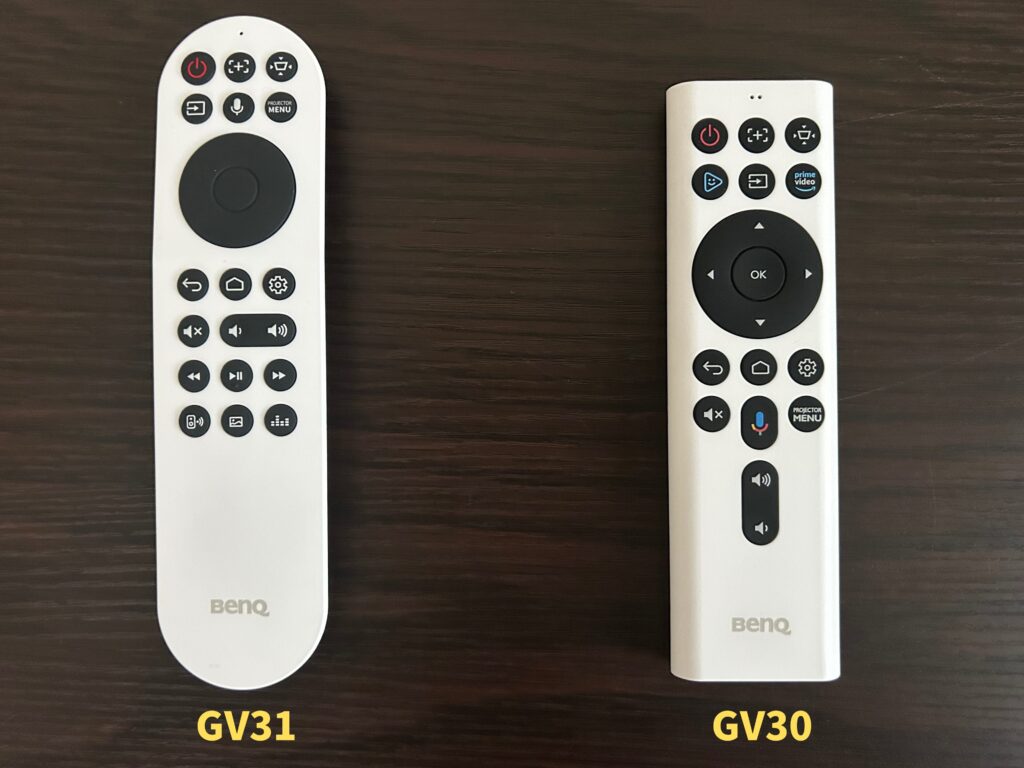 GV30とGV31のリモコン