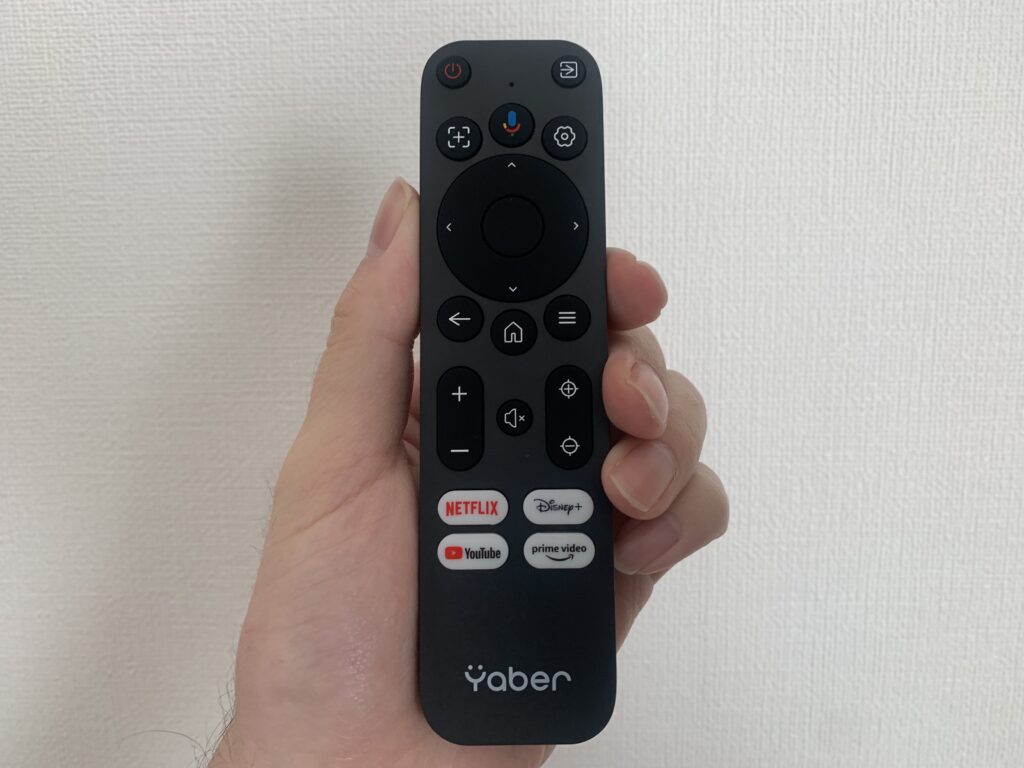 Yaber K2Sのリモコン