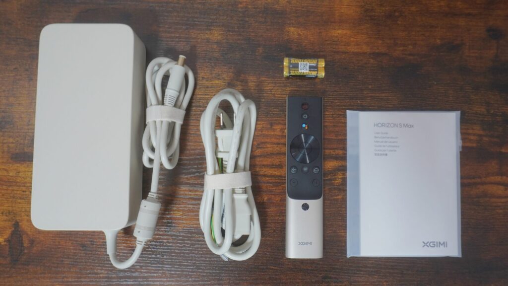 Horizon S Maxの付属品