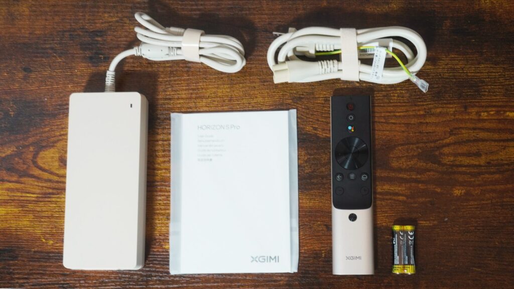 HORIZON S Proの付属品を確認