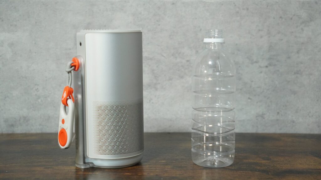 ペットボトルとサイズ比較