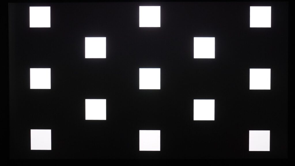 明るさの均一性