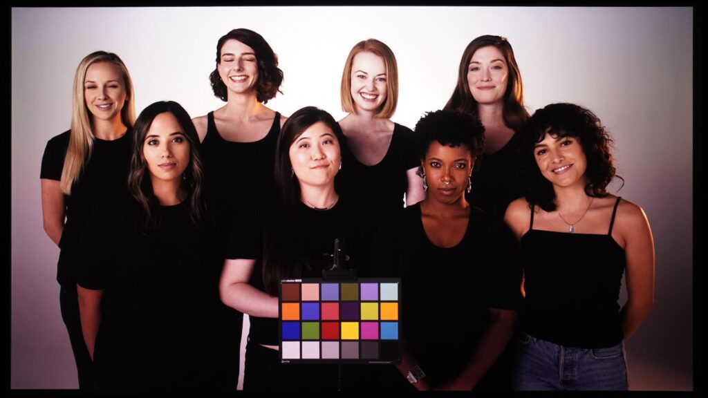 スキントーンのデモ