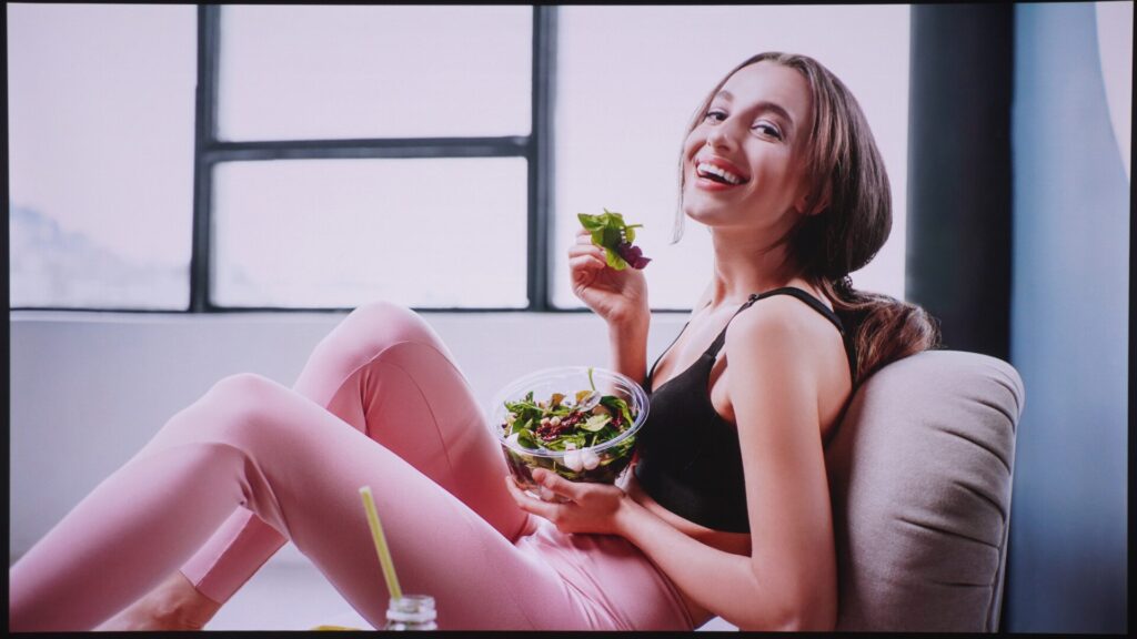 VisionMaster Max少し明るい部屋の映像