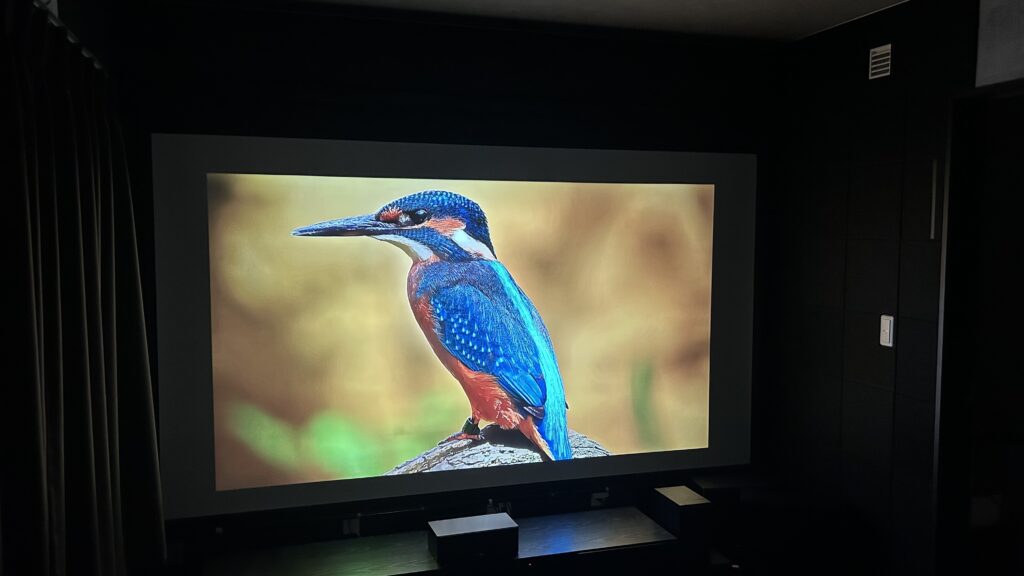 100インチの映像