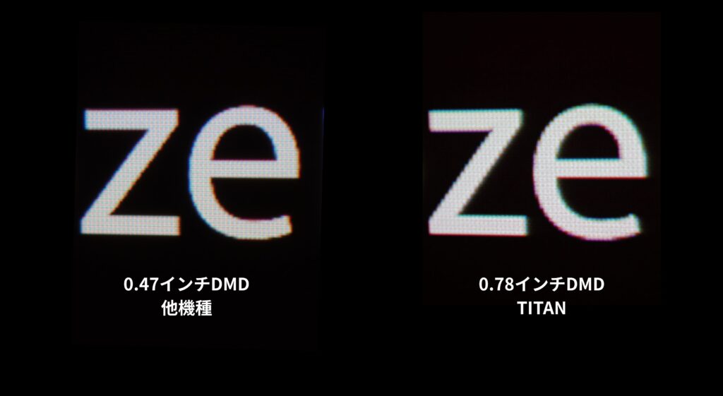TITANスクリーンドア効果の確認