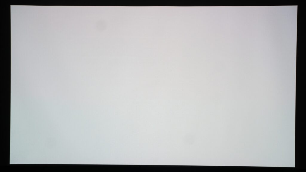 白い画面を投影