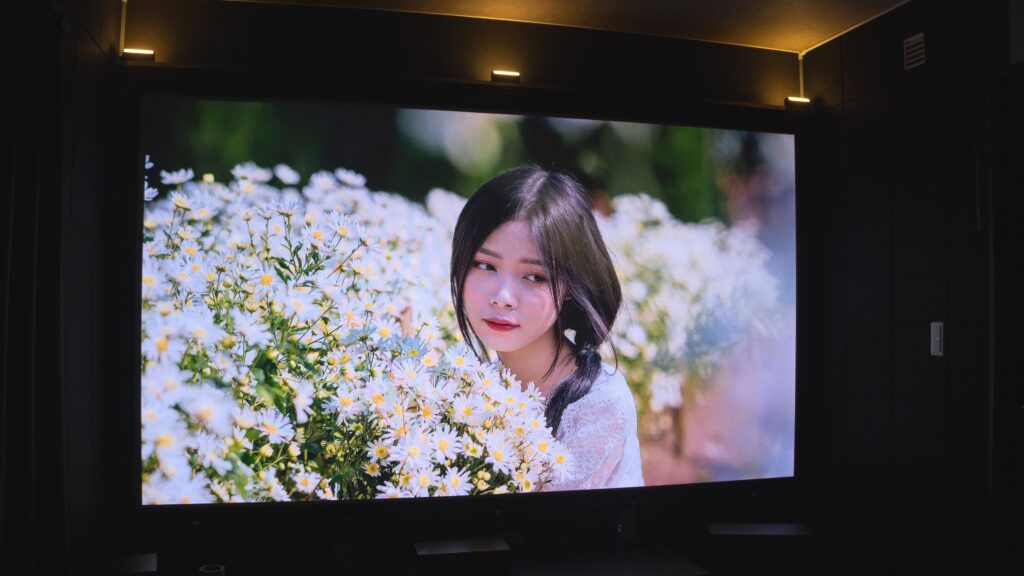 120インチの映像